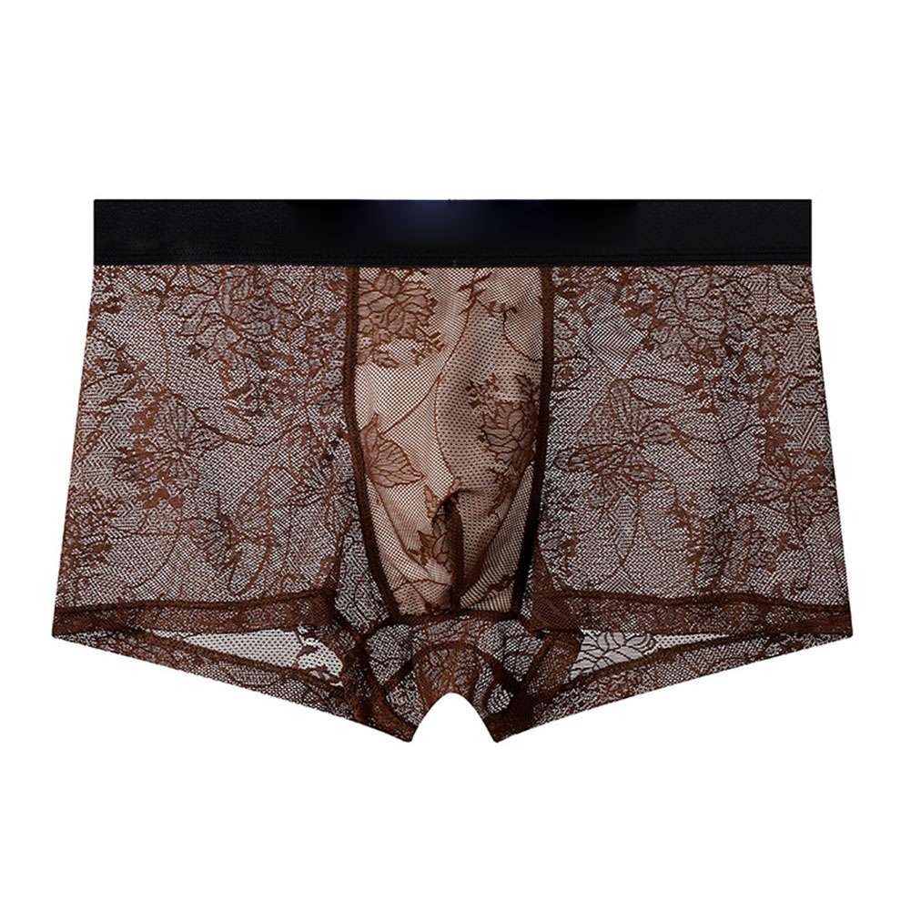 Boxer Shorts Modal - سراويل داخلية رجالية مثيرة شبكية شفافة