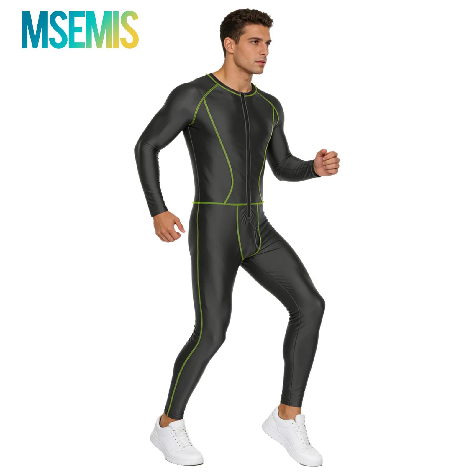 Compression Long Pant - ملابس السباحة الرجالية ملابس السباحة اللامعة