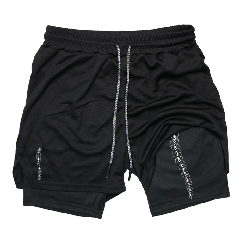 Compression Shorts Athletes - شورت رياضي للرجال 2 في 1