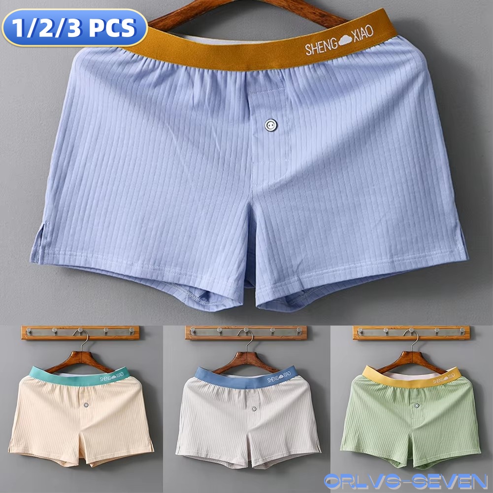 Trunk Breathable Men - بوكسر قطني للرجال جيد التهوية ،