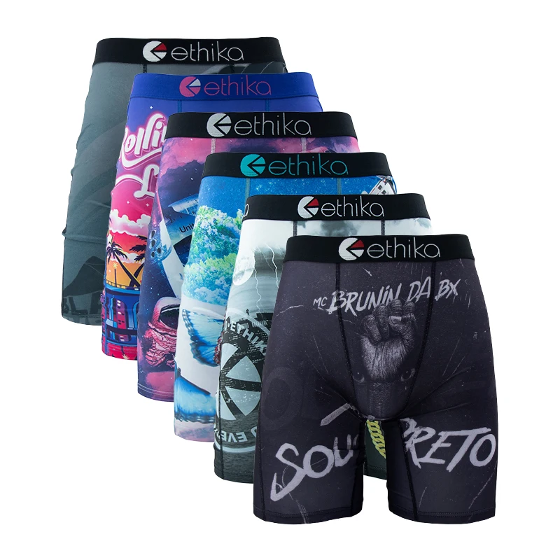 Boxer Shorts Modal - ETHIKA 6 قطعة ملابس داخلية للرجال
