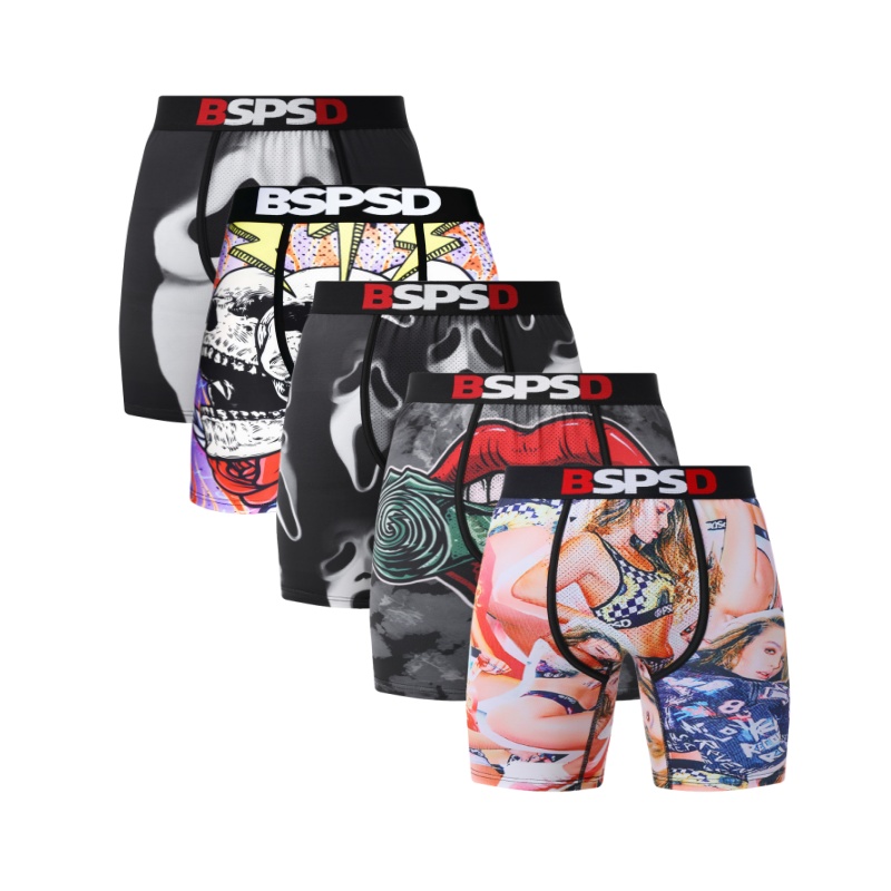 Boxer Shorts Modal - 5 قطعة ملابس داخلية مثيرة للرجال
