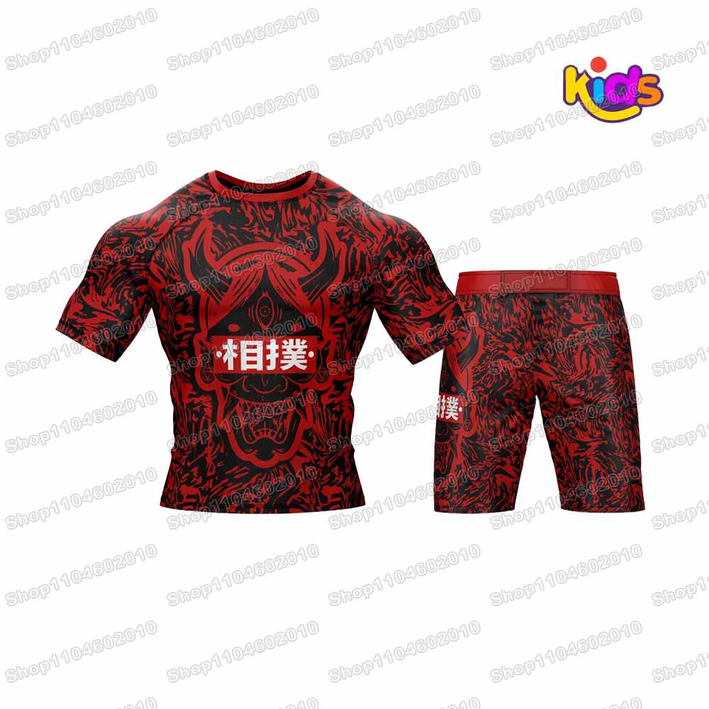 T Shirt Tight Fit - 5th الربيع الاطفال تصفح الملابس BJJ