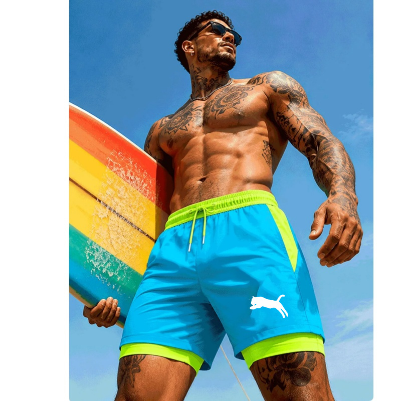 شورت سباحة رجالي سريع الجفاف ل - مراجعة Compression Shorts Athletes وسعره