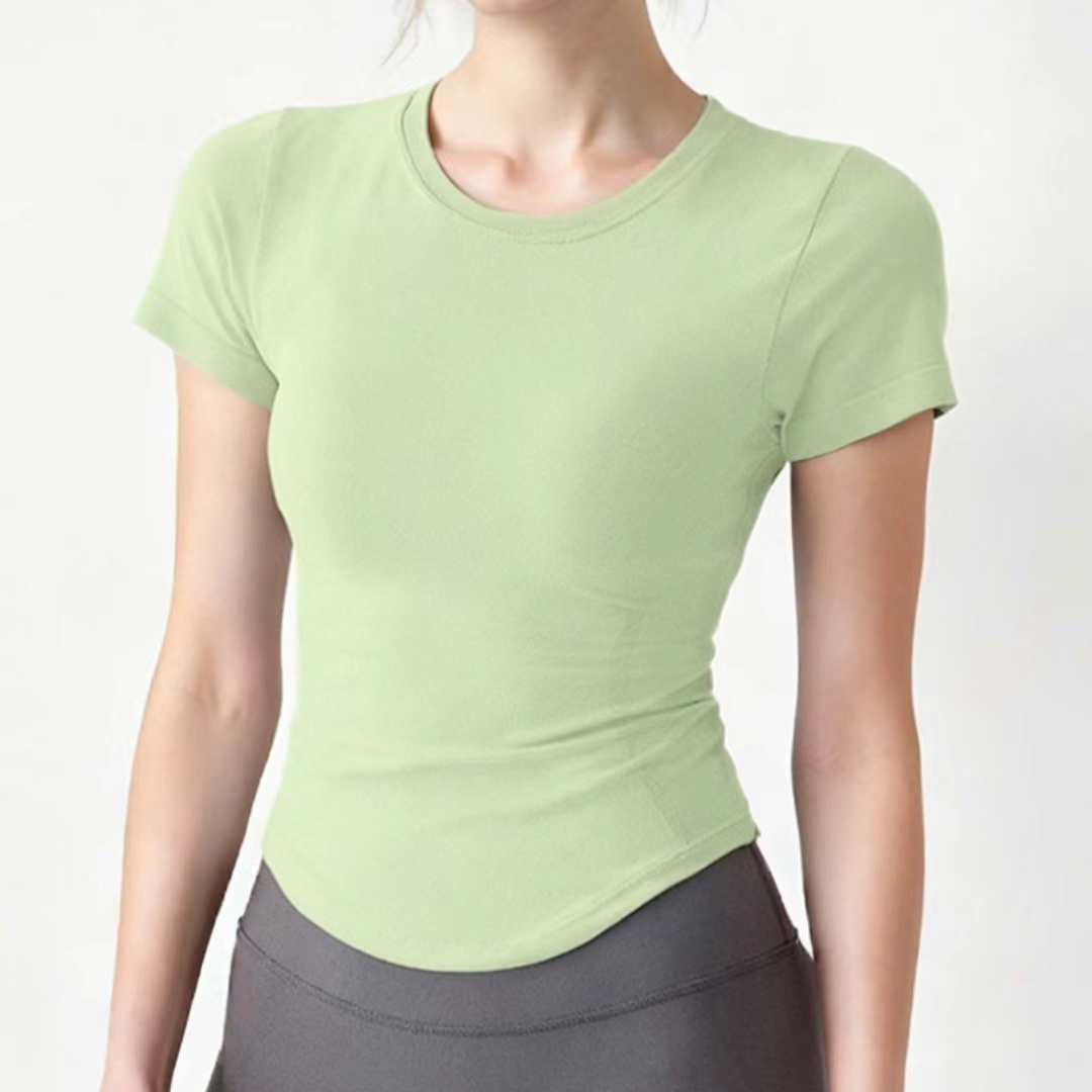 قميص رياضي نسائي قصير الأكمام  - مراجعة T Shirt Tight Fit وسعره