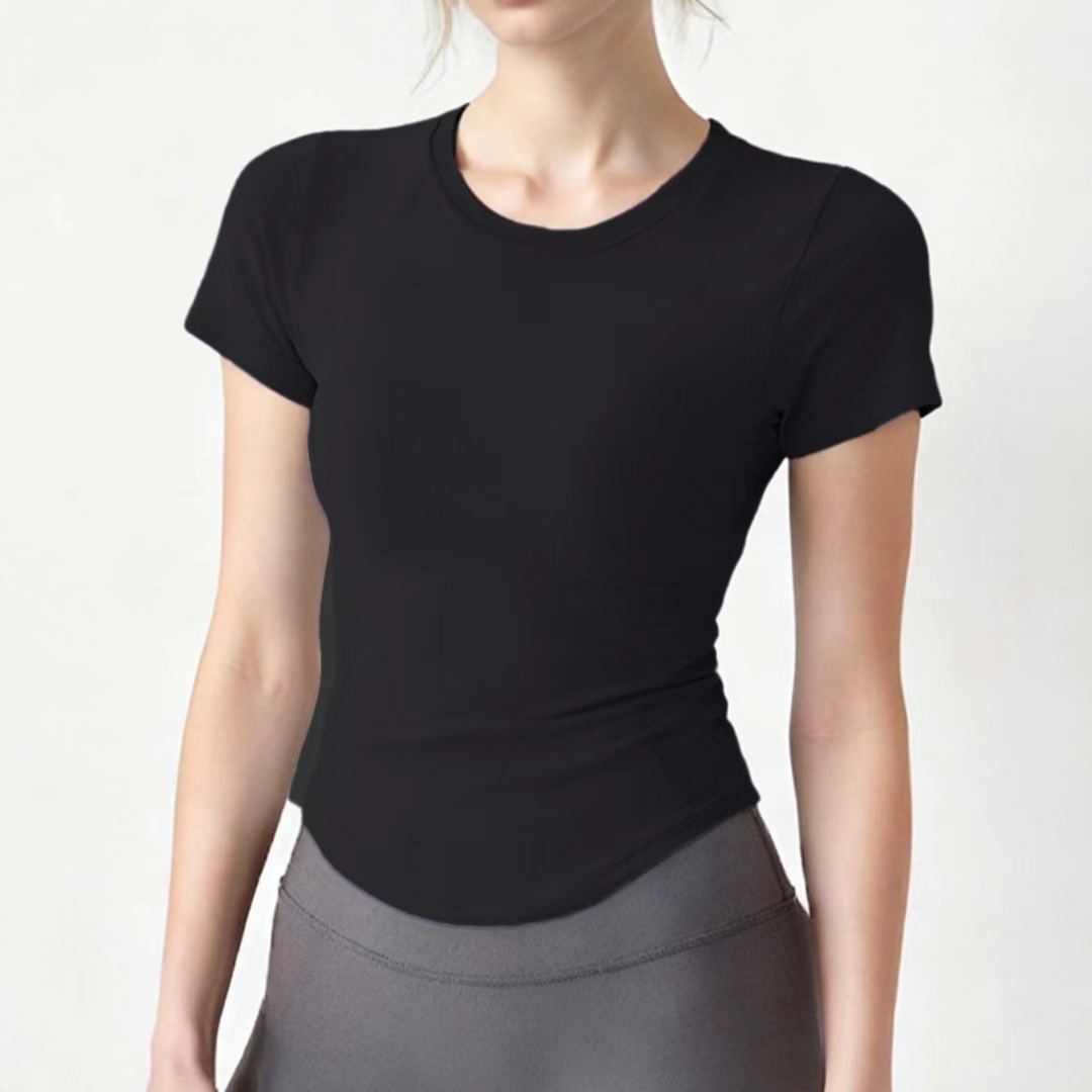 قميص رياضي نسائي قصير الأكمام  - مراجعة T Shirt Tight Fit وسعره