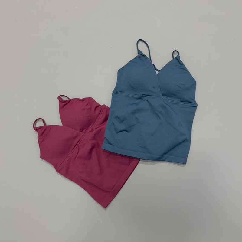 قميص رياضي نسائي ضيق لتشكيل ال - مراجعة Suspender Tank Top وسعره