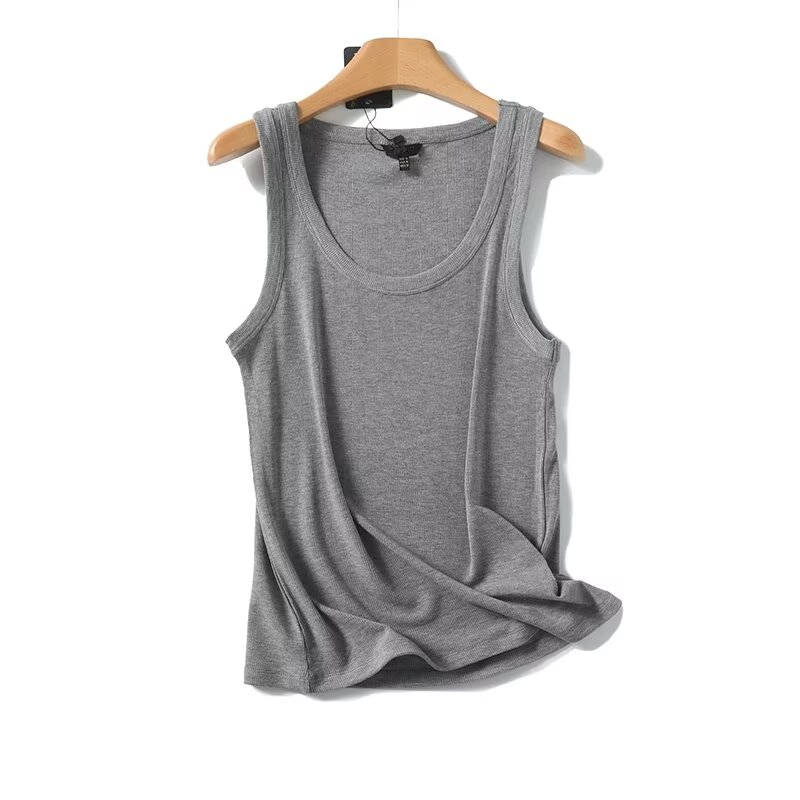 Maxdutti-أحادية اللون تناسب ضئ - مراجعة Tank Top Ribbed وسعره