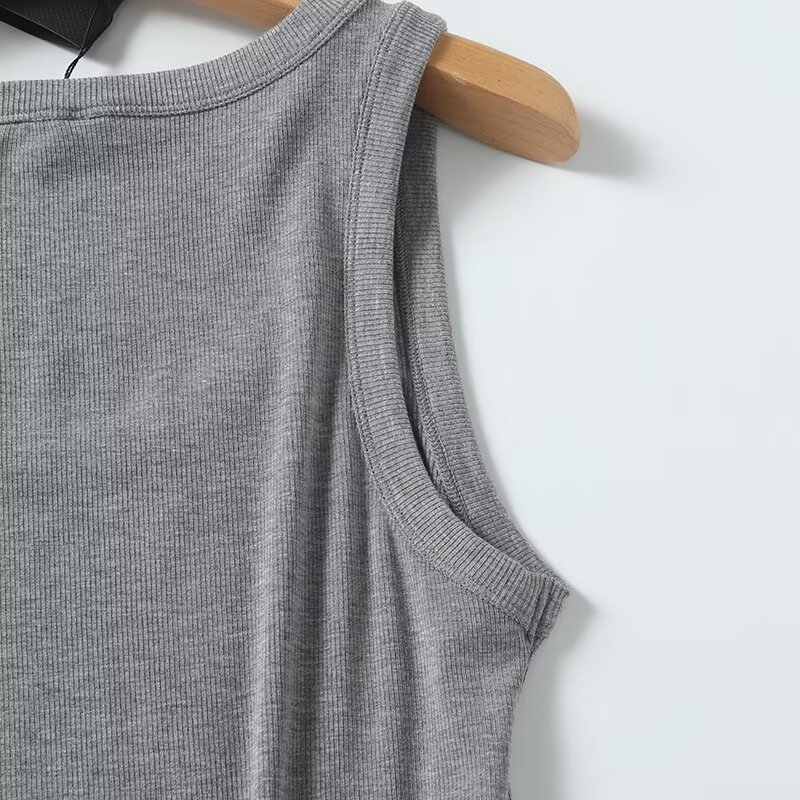 Maxdutti-أحادية اللون تناسب ضئ - مراجعة Tank Top Ribbed وسعره