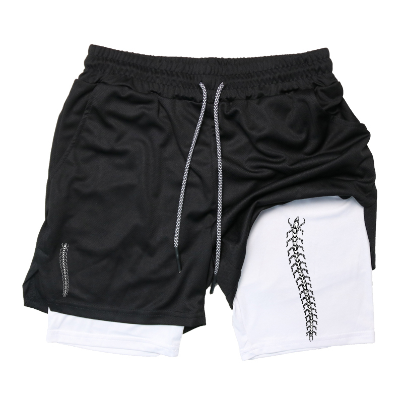شورت رياضي للرجال 2 في 1 للجري - مراجعة Compression Shorts Athletes وسعره