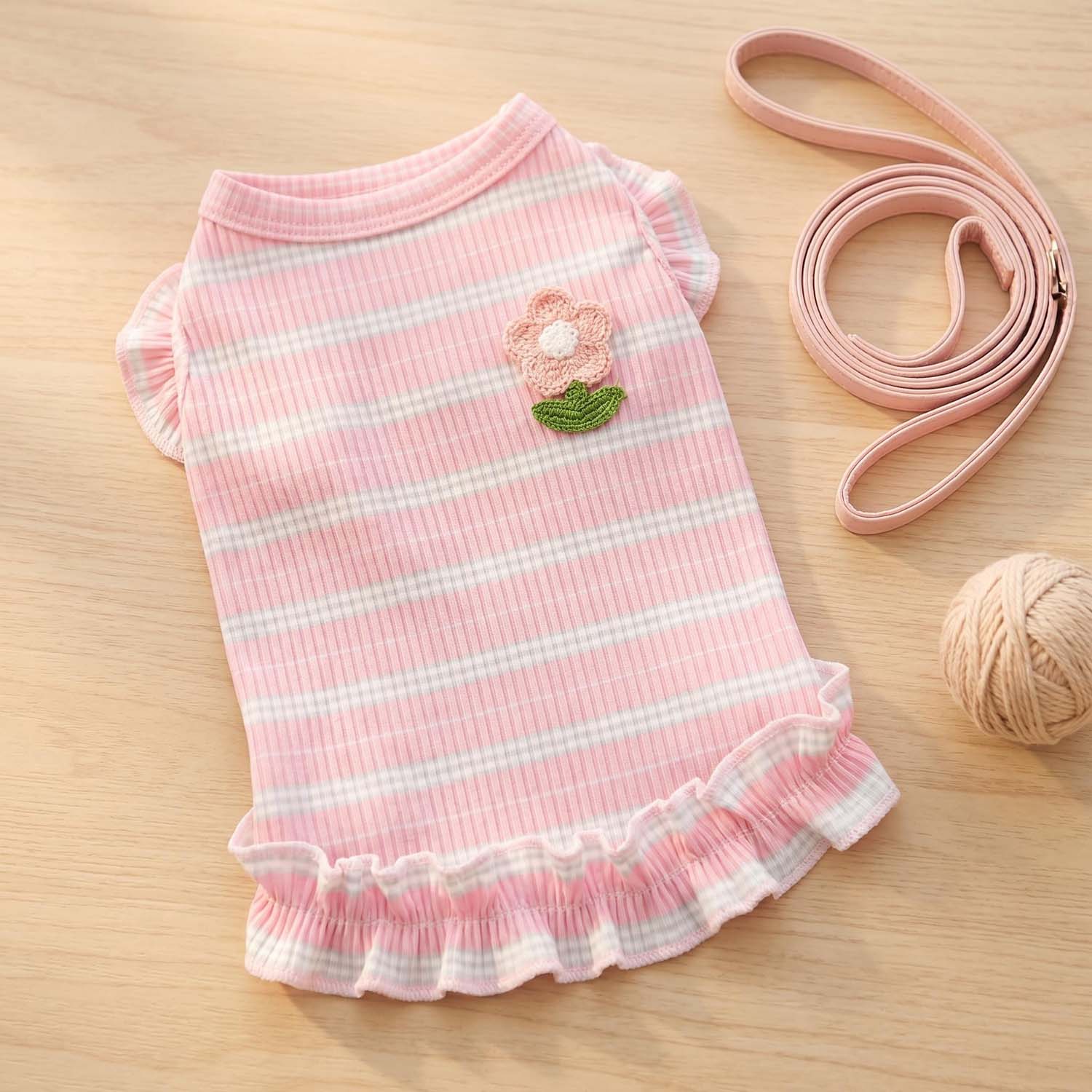 قطعة واحدة: سترة صيفية للكلاب  - مراجعة Tank Top Ribbed وسعره