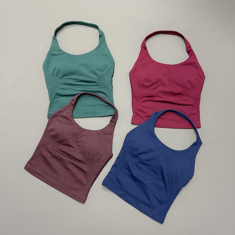 قميص رياضي نسائي برقبة هالتر ب - مراجعة Suspender Tank Top وسعره