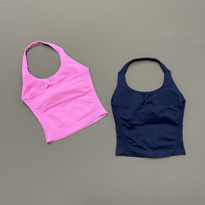 قميص رياضي نسائي برقبة هالتر ب - مراجعة Suspender Tank Top وسعره