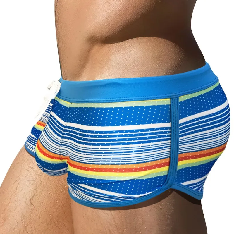 شورت سباحة رجالي صيفي 2026 مخط - مراجعة Trunk Breathable Men وسعره