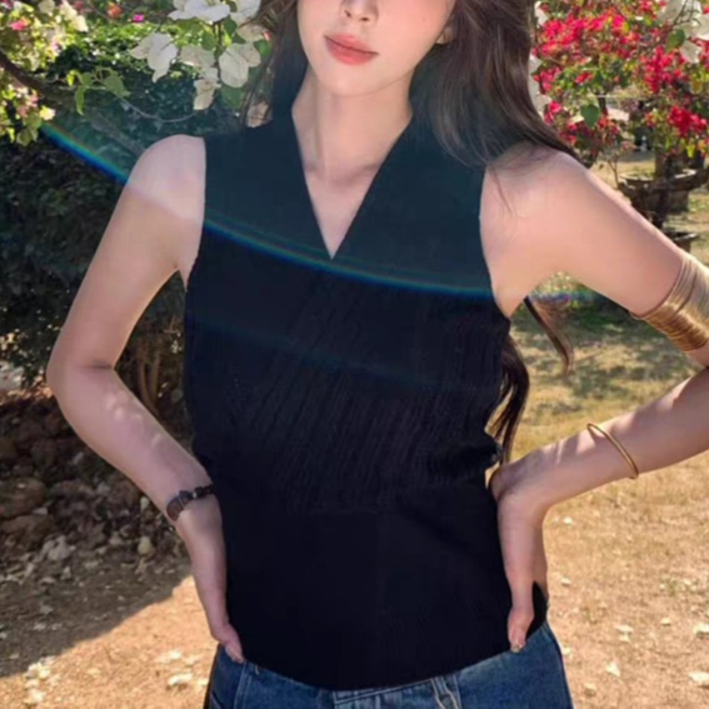 سترة نسائية صيفية بدون أكمام ب - مراجعة Tank Top Ribbed وسعره