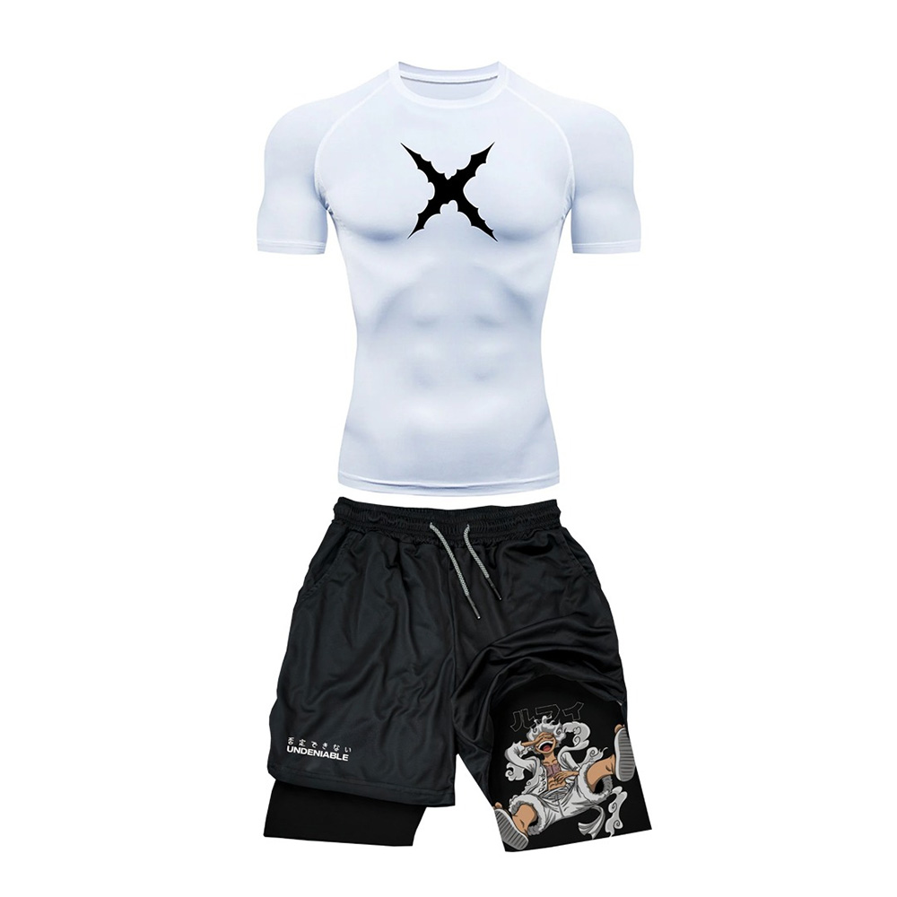 طقم صيفي جديد من ONE PIECE Luf - مراجعة T Shirt Tight Fit وسعره